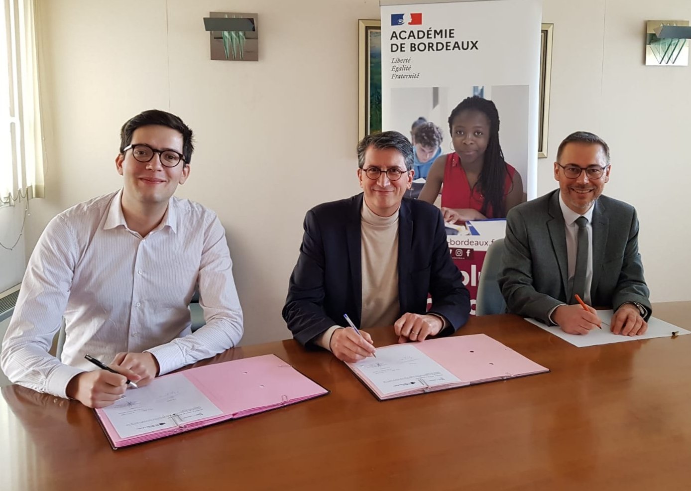 Signature de la convention "du Béarn aux Grandes Écoles" | Académie de