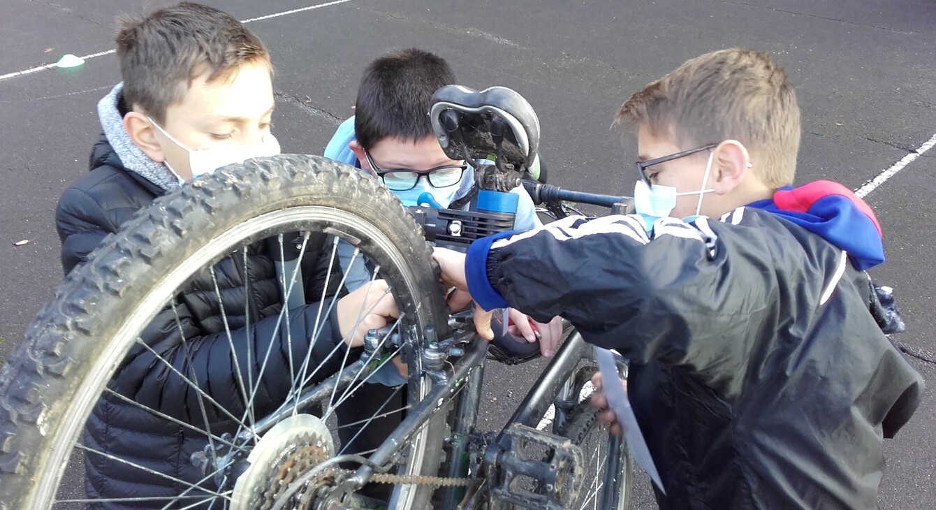 College Baretous A velo novembre 2021 