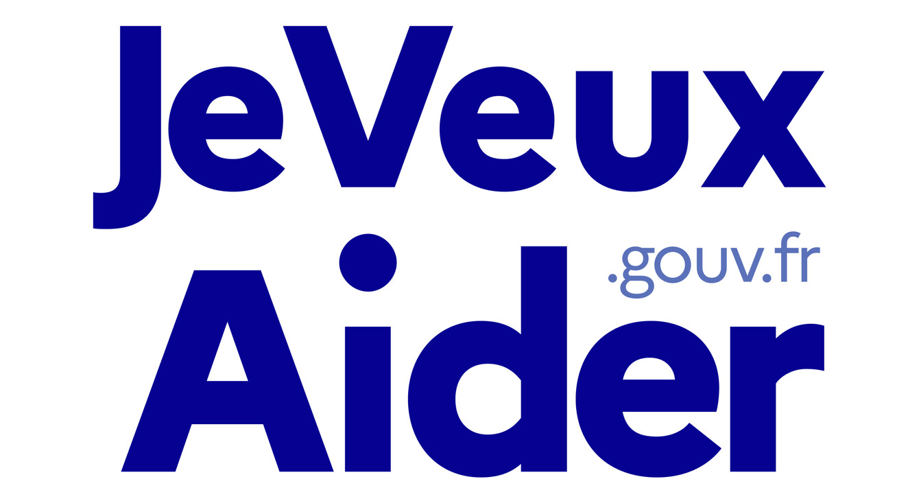 Logo Jeveuxaider.gouv.fr par la Réserve Civique