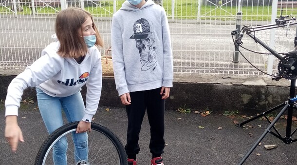 College Baretous A velo novembre 2021 