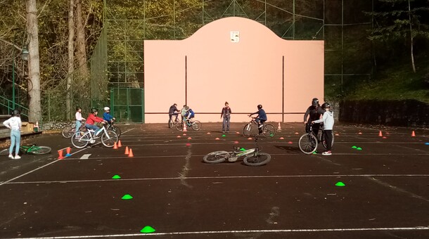 College Baretous A velo novembre 2021 