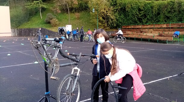 College Baretous A velo novembre 2021 