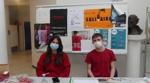 Sidaction Cité Scolaire Malraux-Rostand Biarritz 