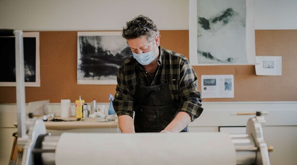 résidence d'artiste collège d'Artix Emmanuel GATTI 
