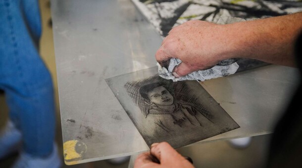 résidence d'artiste collège d'Artix Emmanuel GATTI 