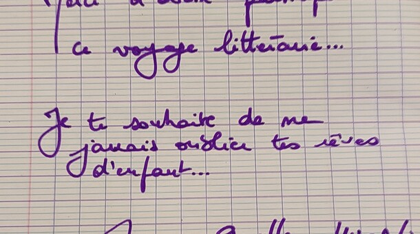 Accueil Madame HUON college Argia 