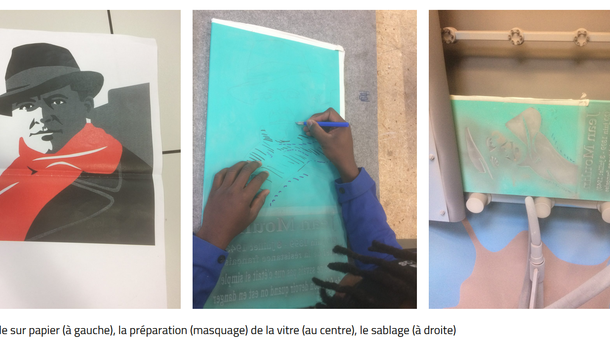 Lycee Gelos hommage Jean Moulin