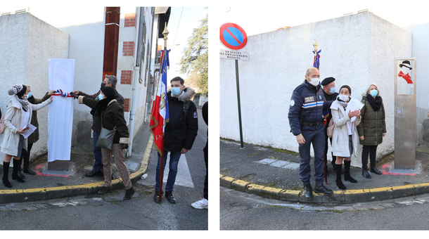 Lycee Gelos hommage Jean Moulin 