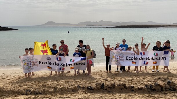 Erasmus+ écoles Balansun et Saint-Boes