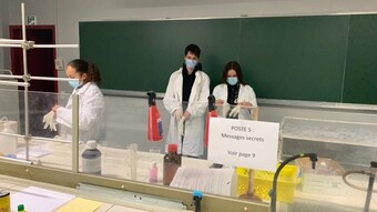 cordees de la réussite Jeanne Albret Barthou Chimie
