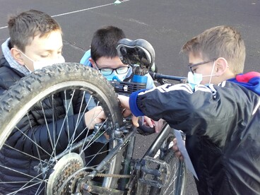 College Baretous A velo novembre 2021 