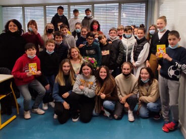 Accueil Madame HUON college Argia 