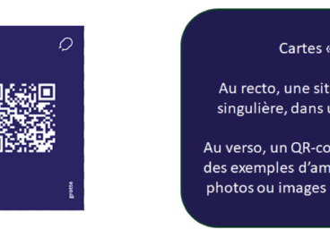 Exemple de carte possible avec image et Qr-code